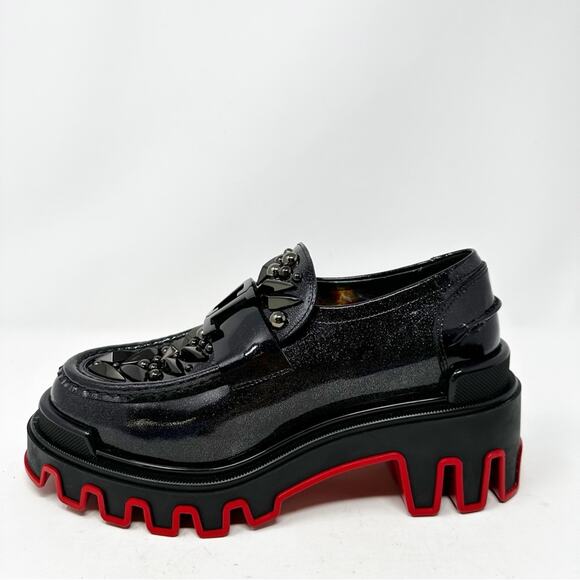 Christian Louboutin x Marvel The Amazing Loubi Patent Leather Loafers Size 37.5 - Picture 11 of 12
